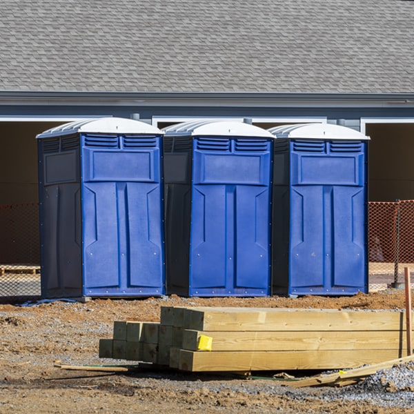 what is the cost difference between standard and deluxe portable toilet rentals in Berryville